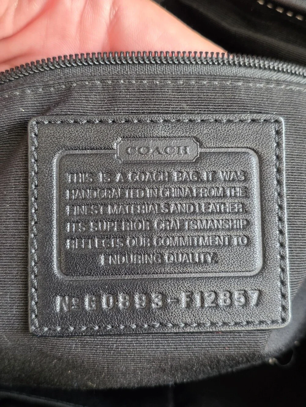 Coach Legacy Ali F12857 Khaki Black Signature Canvas Leather Shoulder Bag Y2K